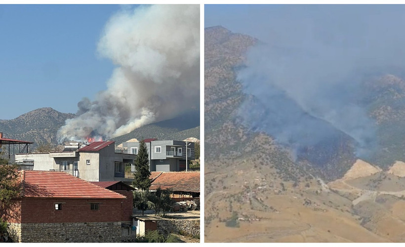 Manisa'daki orman yangını ikinci gününde