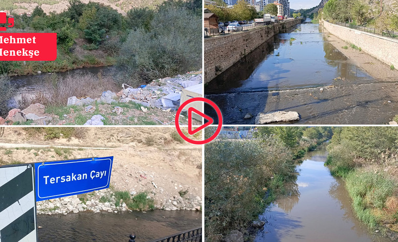 Tersakan Çayı Yeşilırmak’a zehir taşıyor