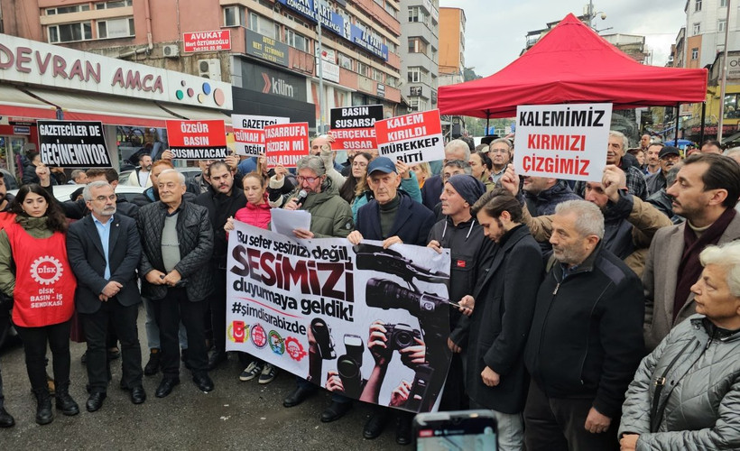 Zonguldak’ta yerel basın çalışanlarından 'düşük ücret' protestosu