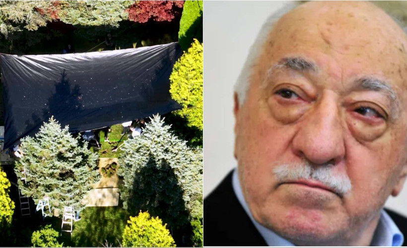 Fethullah Gülen'i gömme hazırlıkları görüntülendi