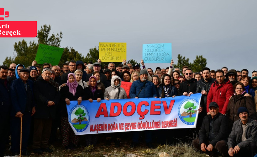 Alaşehir'de Koza Altın'ın antimon ocağına karşı mücadeleyi halk kazandı