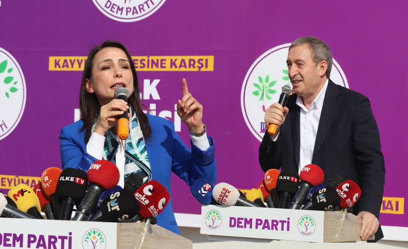 Bakırhan'da Bahçeli'ye: Bize uzattığın elde sorun yok, diğer elini baltalayan ortağında sorun var