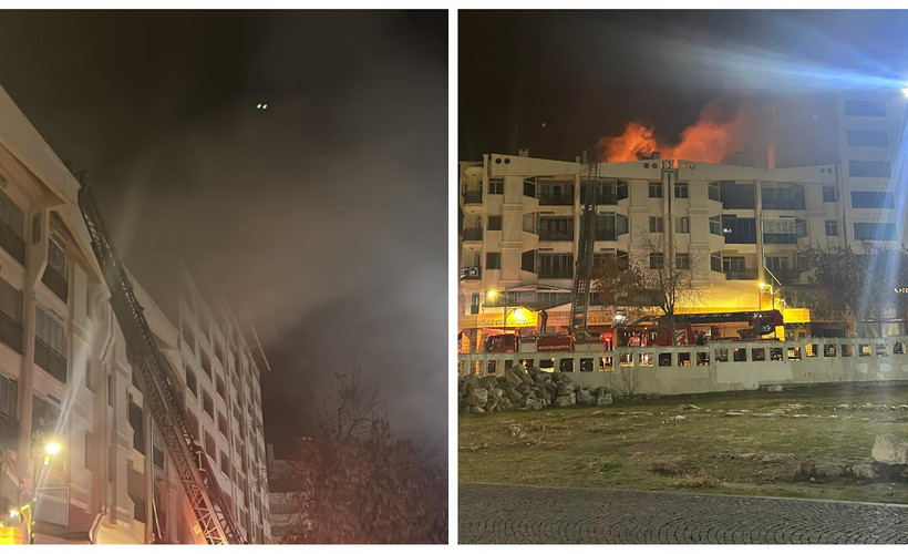 Yangın çıkan dershane binasında, öğretmen ölü bulundu