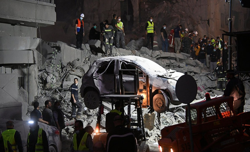 İsrail'in Beyrut merkezinde vurduğu binada ölü sayısı 29'a çıktı