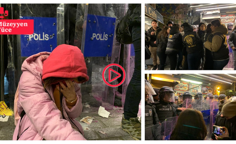 Kadınlar yasağa rağmen toplandı: Karaköy'de sert müdahale edildi, çok sayıda gözaltı
