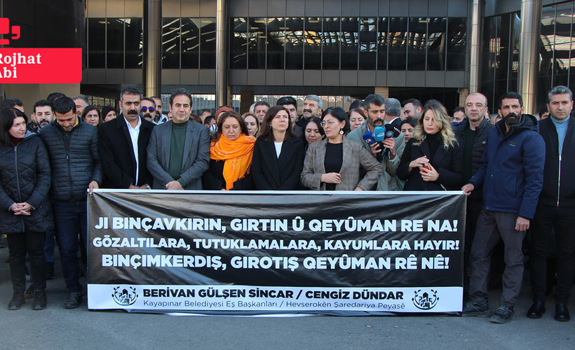 Kayapınar Belediyesi Eşbaşkanı Dündar'ın tutuklanması protesto edildi: 'Toplumsal barış zedeleniyor'