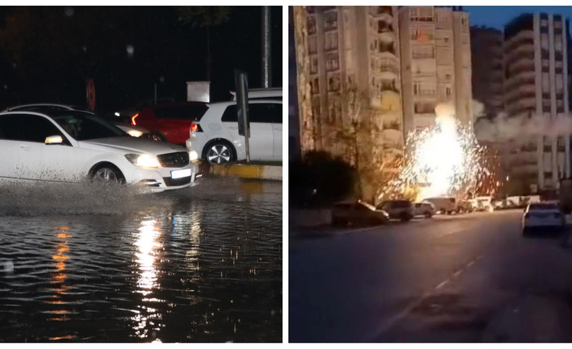 Antalya'da sağanak: Yollar su altında kaldı