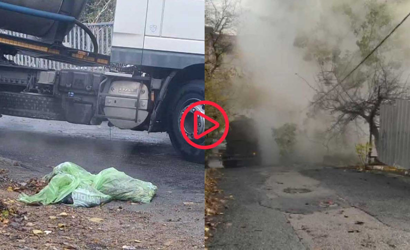 Pendik'te tanker kazası: Yola kimyasal madde döküldü