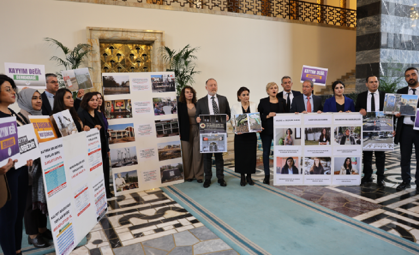 DEM Parti'den Meclis'te eylem: Kürtlere uygulanan istisna hukuk devam ediyor