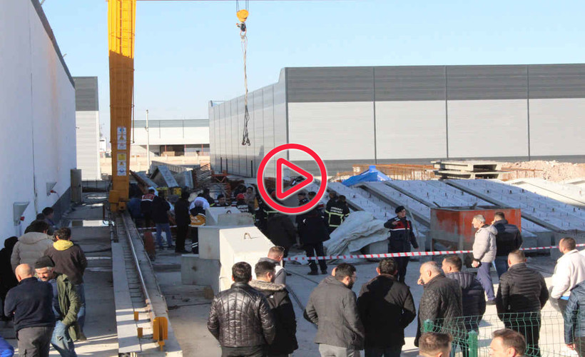 Aksaray'da iş cinayeti: Üzerine beton blok düşen işçi öldü