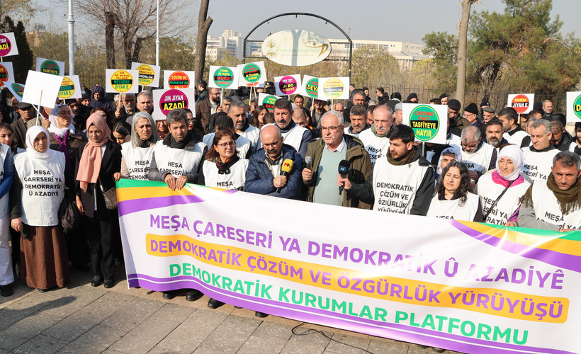 Özgürlük ve çözüm' yürüyüşü Antep'te: 'Çözümde ısrarcıyız, kazanacağız'