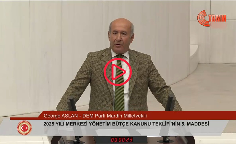 Meclis'te Süryanice Noel kutlamasına engel: DEM Partili Aslan'ın mikrofonu kapatıldı