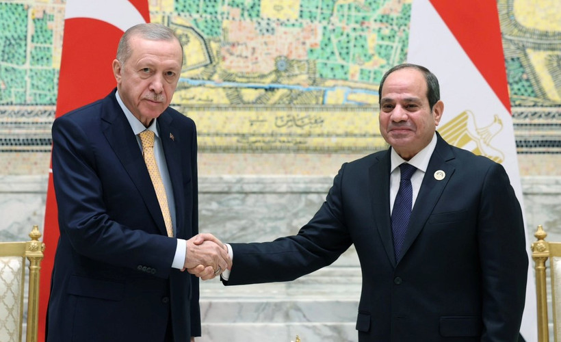 Erdoğan, Sisi ile görüştü