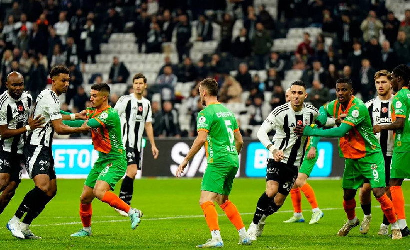 Beşiktaş - Alanyaspor maçında beraberlik: Son 8 maçta 1 galibiyet
