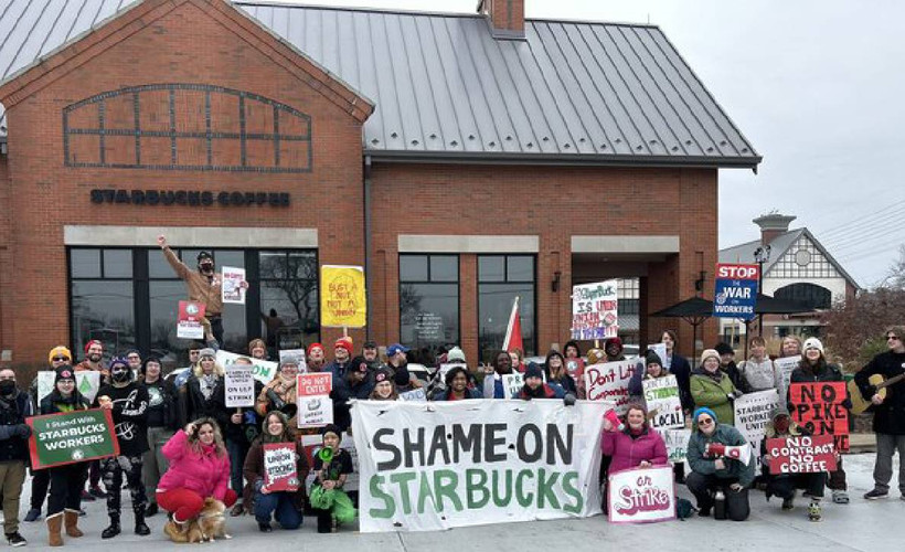 Starbucks çalışanlarının 5 günlük uyarı grevi: Sendikaya göre 300'den fazla mağazada kepenkler kapandı