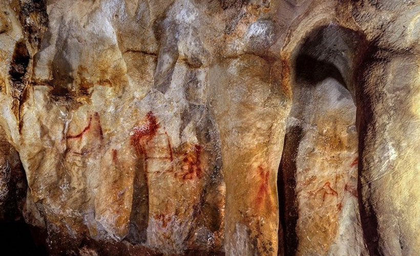 İşte Neandertallerin yaptığı ilk mağara resimleri