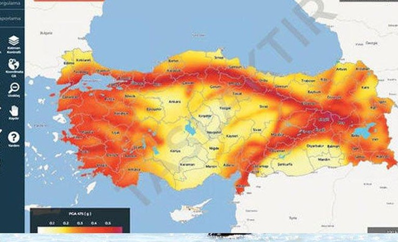 Adresini giren deprem riskini görüyor
