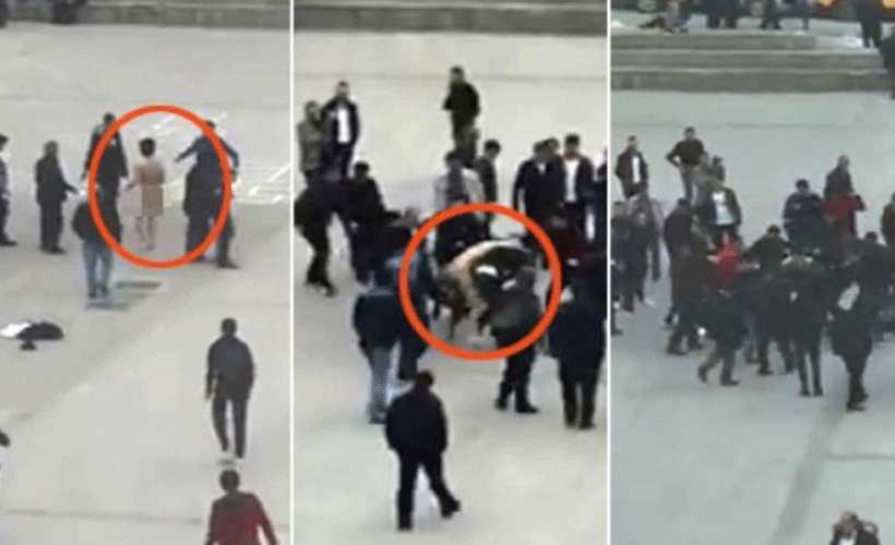 Soyunan genci linç etmek istediler