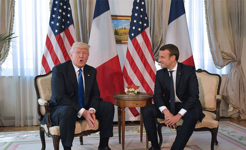 Trump-Macron görüşmesinde Türkiye mesajı