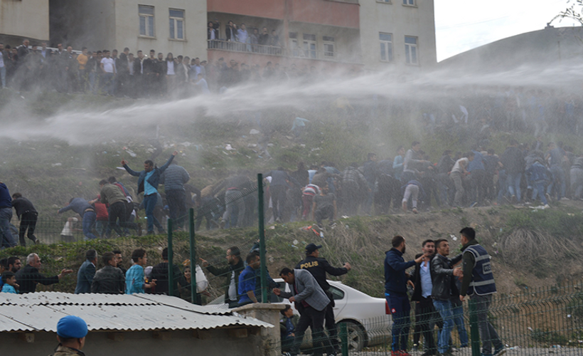 Hakkari'de futbol maçı sonrası olay