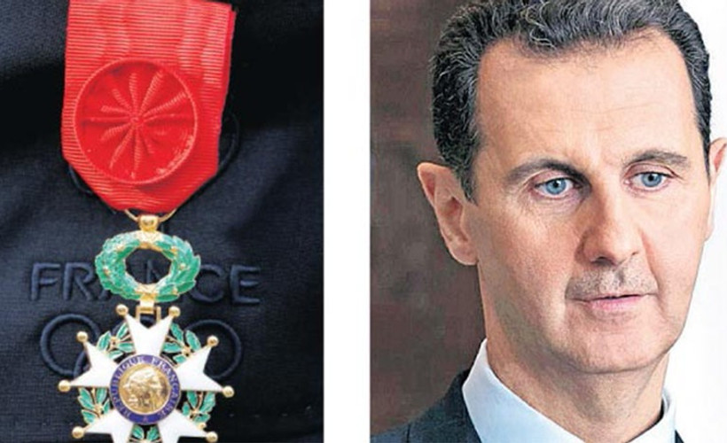 Esad Fransa’nın nişanını geri verdi