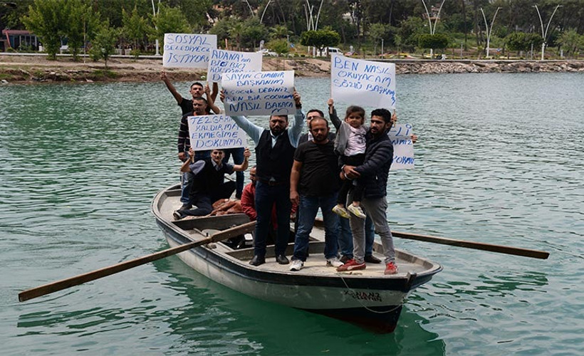 Polis müdahalesine önlem: Gölde eylem