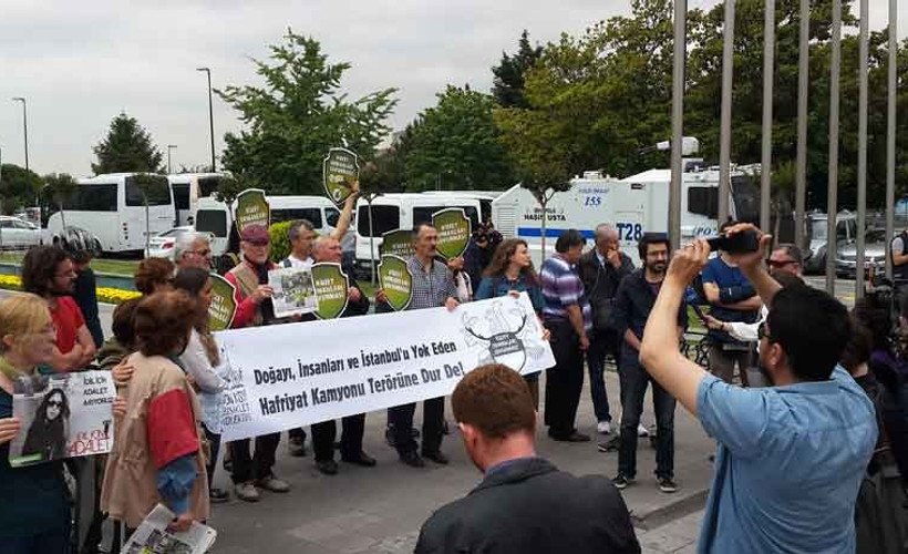 'Hafriyat terörü' protesto edildi