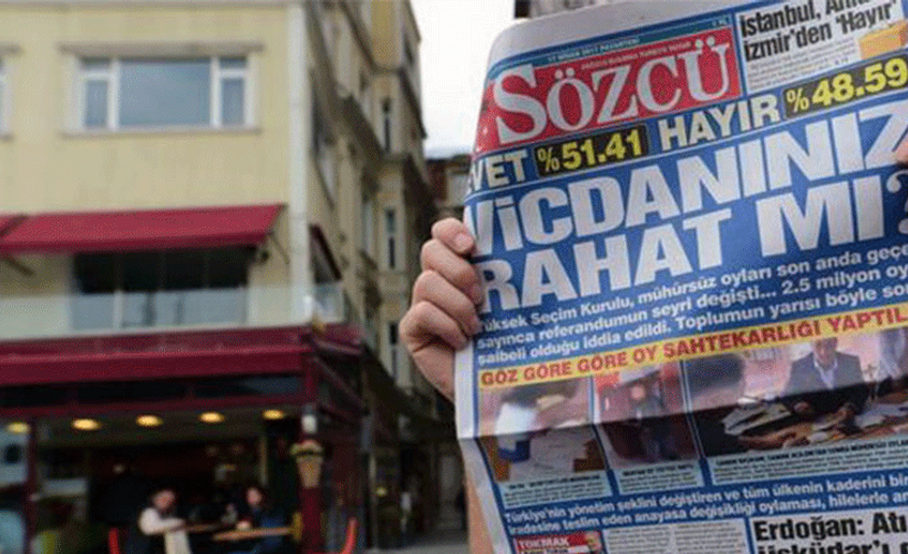 Sözcü davasında adli kontrol talebi reddedildi