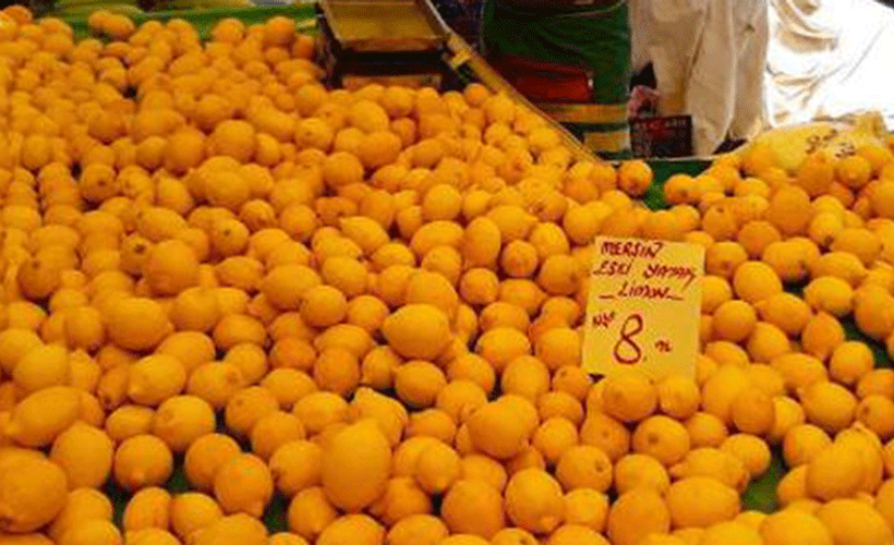 Patates, soğan, domates derken sıra limonda