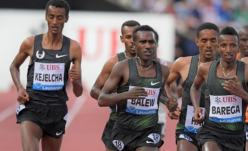 Etiyopyalı atletler birbirine girdi