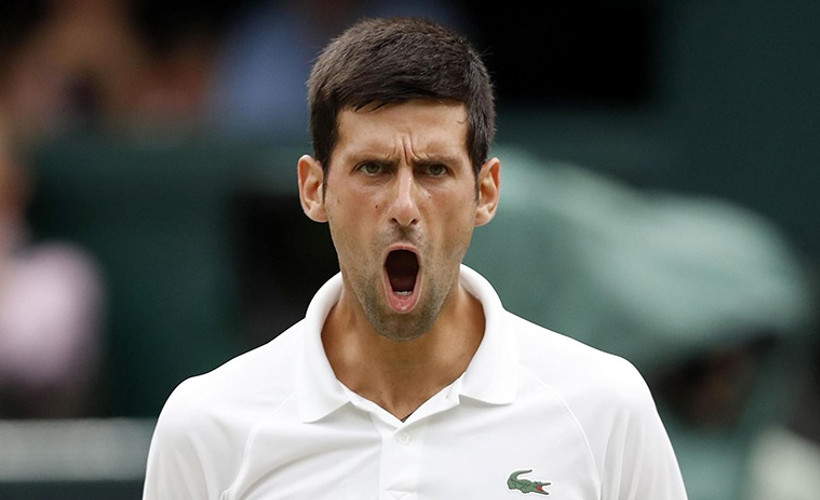 Devlerin savaşında zafer Djokovic'in