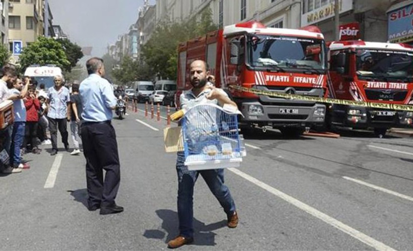 Fatih'te yangın paniği