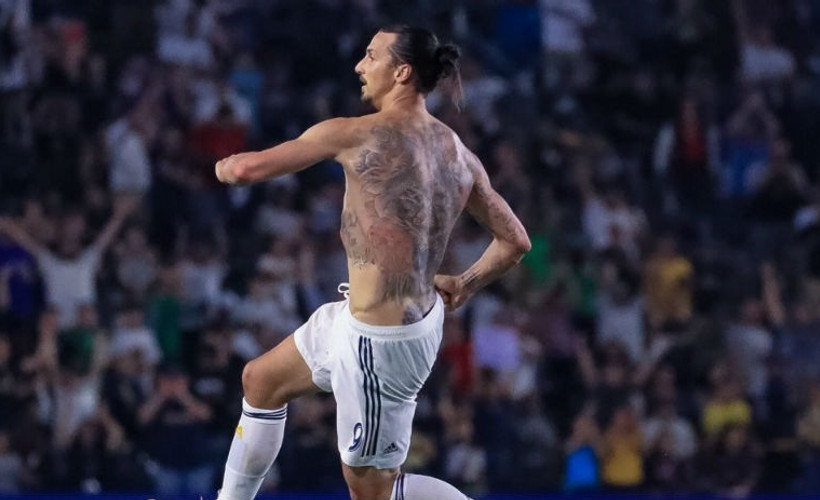 Zlatan Ibrahimovic'ten ABD'de ilk hat-trick