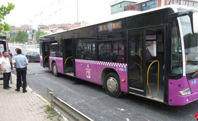 Sarıyer’de halk otobüsü devrildi