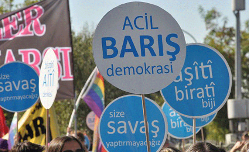 Barış Mitingi'ne pankart ve konuşma yasağı