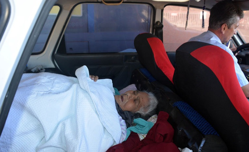 Ambulans verilmeyen vatandaş tepkili