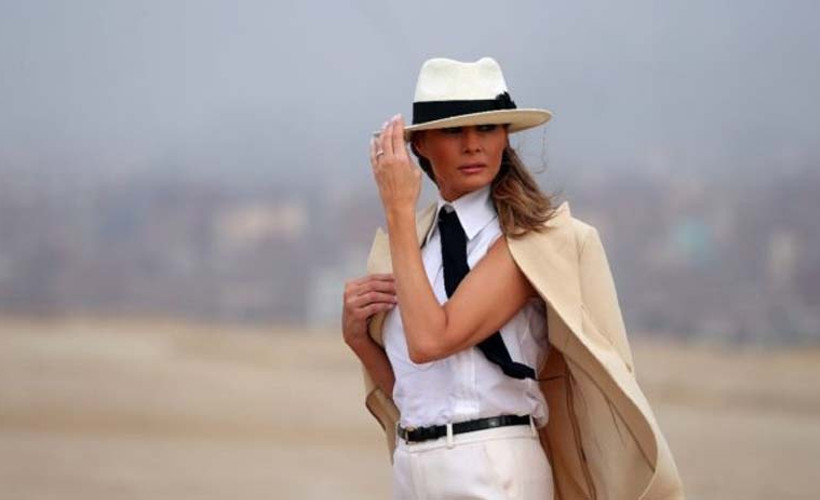 Melania Trump'tan eşine: Bıraksın diye yalvarıyorum