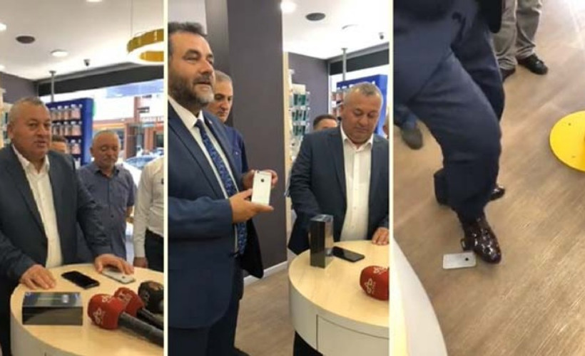 iPhone'nu satan MHP'li vekil: Kaldık ortada