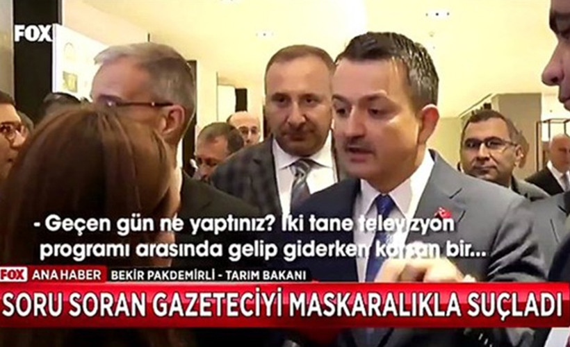 Bakan, gazetecinin sorusunu beğenmedi: Maskaralık yapıyorsunuz