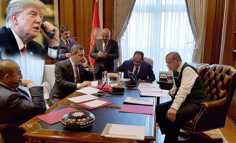 Erdoğan, Trump ile telefonda görüştü