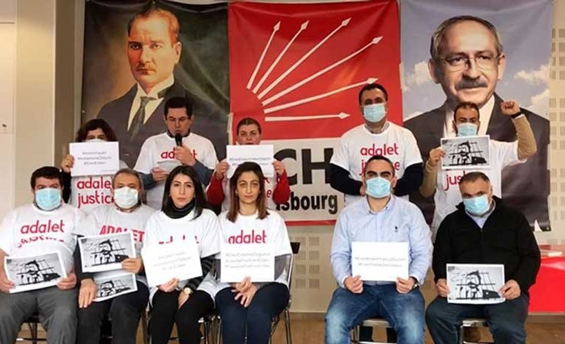 CHP'den Strasbourg'da Eren Erdem için 'adalet orucu nöbeti'