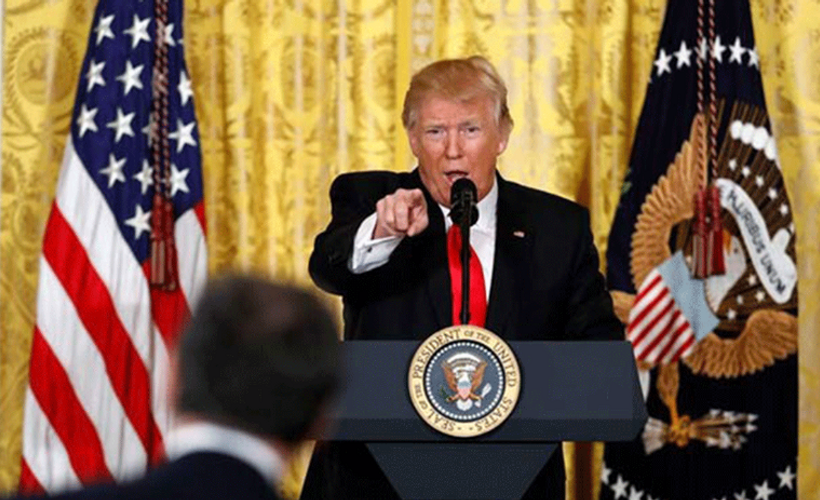 Medyaya 'yalancı' diyen Trump'a ambargo