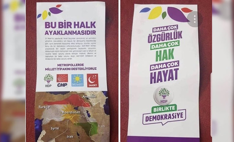 Seçim provokasyonu: Sahte HDP broşürü dağıttılar