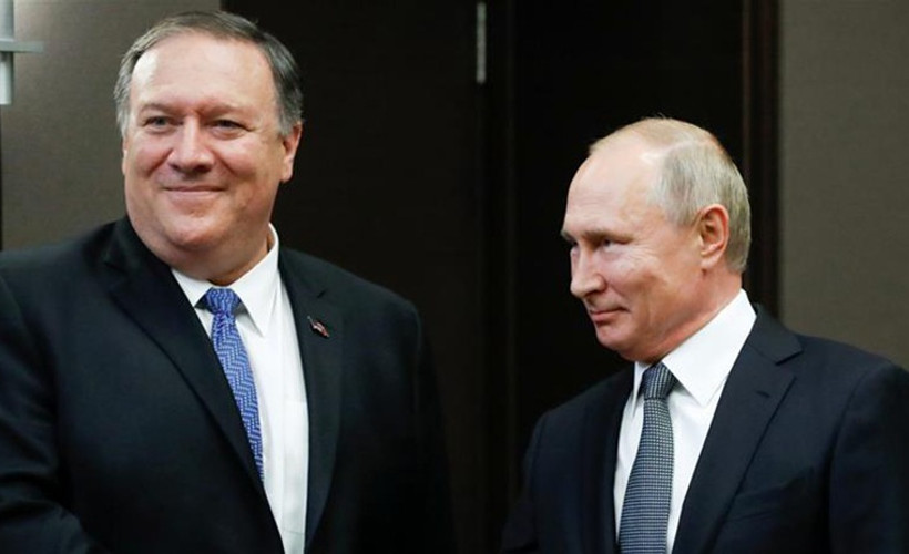 Putin, Pompeo'yla görüştü