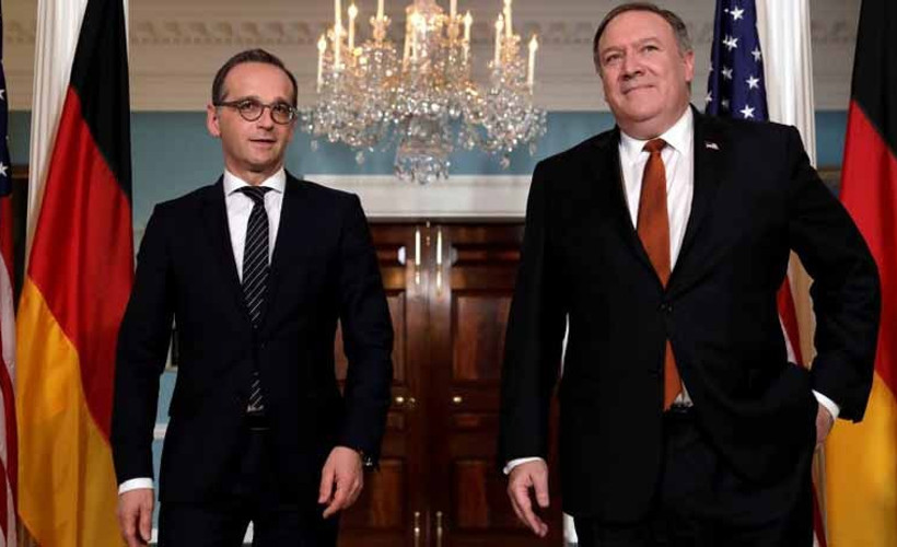 Pompeo Almanya'da Ortadoğu politikaları için destek arıyor