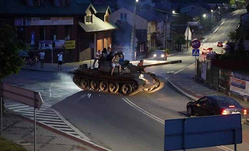 Önce alkol sonra tank aldılar