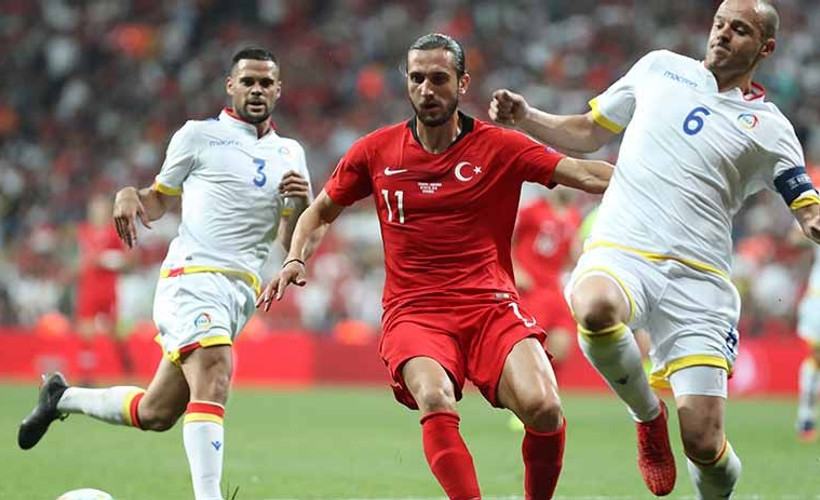 Türkiye-Andorra: Zar-zor 1-0