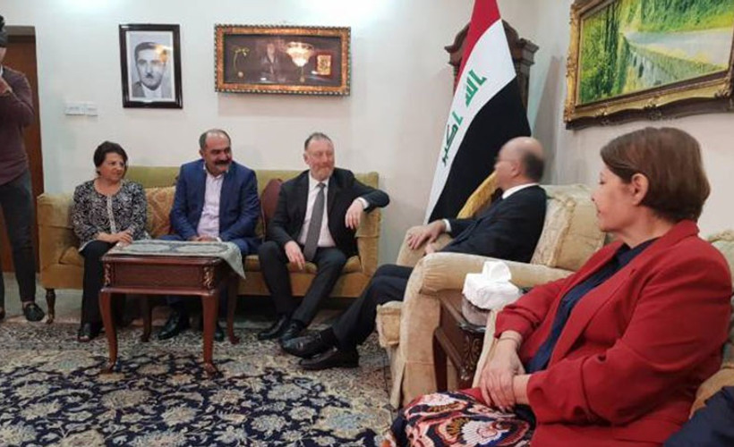 HDP heyeti Irak Cumhurbaşkanı Berhem Salih ile görüştü