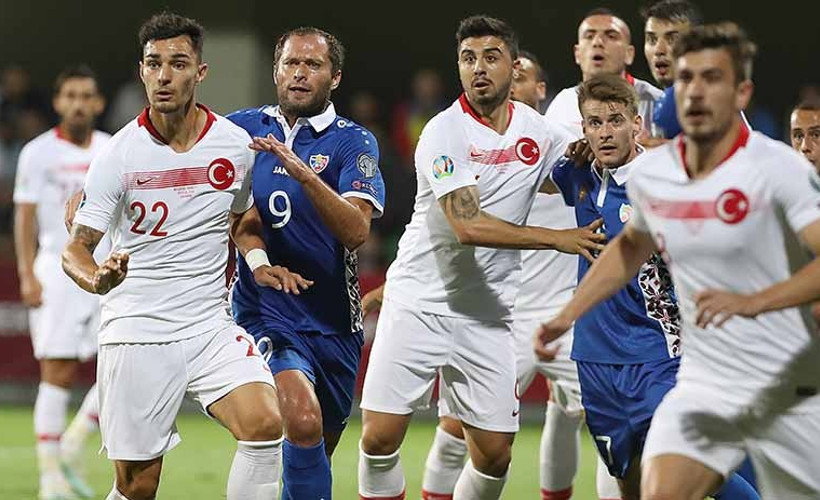 Türkiye Moldova'yı 4 golle geçti