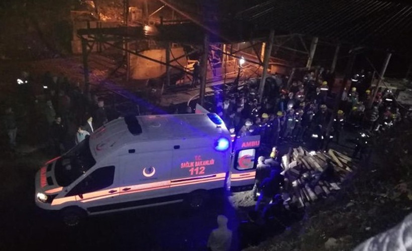 Zonguldak'ta maden ocağında göçük